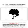 6 X 12 Full Size Aluminum License Plate for Cars and Trucks  Thumbnail