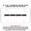 6 X 12 Full Size Aluminum License Plate for Cars and Trucks  Thumbnail