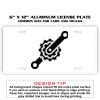 6 X 12 Full Size Aluminum License Plate for Cars and Trucks  Thumbnail