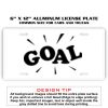 6 X 12 Full Size Aluminum License Plate for Cars and Trucks  Thumbnail