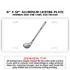 6 X 12 Full Size Aluminum License Plate for Cars and Trucks  Thumbnail