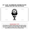 6 X 12 Full Size Aluminum License Plate for Cars and Trucks  Thumbnail