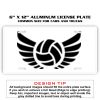 6 X 12 Full Size Aluminum License Plate for Cars and Trucks  Thumbnail
