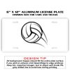 6 X 12 Full Size Aluminum License Plate for Cars and Trucks  Thumbnail