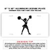 6 X 12 Full Size Aluminum License Plate for Cars and Trucks  Thumbnail