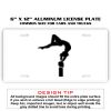 6 X 12 Full Size Aluminum License Plate for Cars and Trucks  Thumbnail