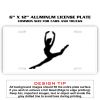 6 X 12 Full Size Aluminum License Plate for Cars and Trucks  Thumbnail
