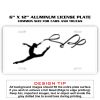 6 X 12 Full Size Aluminum License Plate for Cars and Trucks  Thumbnail