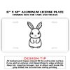 6 X 12 Full Size Aluminum License Plate for Cars and Trucks  Thumbnail