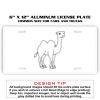 6 X 12 Full Size Aluminum License Plate for Cars and Trucks  Thumbnail