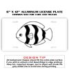 6 X 12 Full Size Aluminum License Plate for Cars and Trucks  Thumbnail