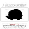 6 X 12 Full Size Aluminum License Plate for Cars and Trucks  Thumbnail