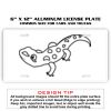 6 X 12 Full Size Aluminum License Plate for Cars and Trucks  Thumbnail