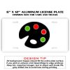 6 X 12 Full Size Aluminum License Plate for Cars and Trucks  Thumbnail