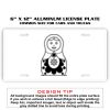 6 X 12 Full Size Aluminum License Plate for Cars and Trucks  Thumbnail