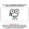 6 X 12 Full Size Aluminum License Plate for Cars and Trucks  Thumbnail