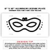 6 X 12 Full Size Aluminum License Plate for Cars and Trucks  Thumbnail