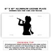6 X 12 Full Size Aluminum License Plate for Cars and Trucks  Thumbnail