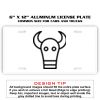 6 X 12 Full Size Aluminum License Plate for Cars and Trucks  Thumbnail