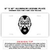 6 X 12 Full Size Aluminum License Plate for Cars and Trucks  Thumbnail