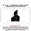 6 X 12 Full Size Aluminum License Plate for Cars and Trucks  Thumbnail