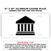 6 X 12 Full Size Aluminum License Plate for Cars and Trucks  Thumbnail