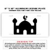 6 X 12 Full Size Aluminum License Plate for Cars and Trucks  Thumbnail