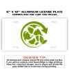6 X 12 Full Size Aluminum License Plate for Cars and Trucks  Thumbnail
