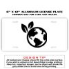 6 X 12 Full Size Aluminum License Plate for Cars and Trucks  Thumbnail