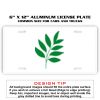 6 X 12 Full Size Aluminum License Plate for Cars and Trucks  Thumbnail