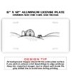 6 X 12 Full Size Aluminum License Plate for Cars and Trucks  Thumbnail