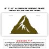 6 X 12 Full Size Aluminum License Plate for Cars and Trucks  Thumbnail