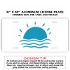 6 X 12 Full Size Aluminum License Plate for Cars and Trucks  Thumbnail