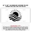 6 X 12 Full Size Aluminum License Plate for Cars and Trucks  Thumbnail