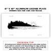 6 X 12 Full Size Aluminum License Plate for Cars and Trucks  Thumbnail