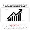 6 X 12 Full Size Aluminum License Plate for Cars and Trucks  Thumbnail