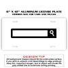6 X 12 Full Size Aluminum License Plate for Cars and Trucks  Thumbnail