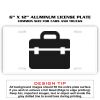 6 X 12 Full Size Aluminum License Plate for Cars and Trucks  Thumbnail