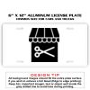 6 X 12 Full Size Aluminum License Plate for Cars and Trucks  Thumbnail