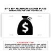 6 X 12 Full Size Aluminum License Plate for Cars and Trucks  Thumbnail