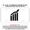6 X 12 Full Size Aluminum License Plate for Cars and Trucks  Thumbnail