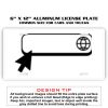 6 X 12 Full Size Aluminum License Plate for Cars and Trucks  Thumbnail