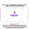 6 X 12 Full Size Aluminum License Plate for Cars and Trucks  Thumbnail