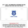 6 X 12 Full Size Aluminum License Plate for Cars and Trucks  Thumbnail