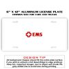 6 X 12 Full Size Aluminum License Plate for Cars and Trucks  Thumbnail