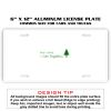 6 X 12 Full Size Aluminum License Plate for Cars and Trucks  Thumbnail