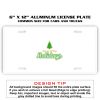 6 X 12 Full Size Aluminum License Plate for Cars and Trucks  Thumbnail