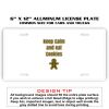 6 X 12 Full Size Aluminum License Plate for Cars and Trucks  Thumbnail