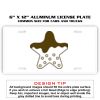 6 X 12 Full Size Aluminum License Plate for Cars and Trucks  Thumbnail