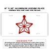 6 X 12 Full Size Aluminum License Plate for Cars and Trucks  Thumbnail